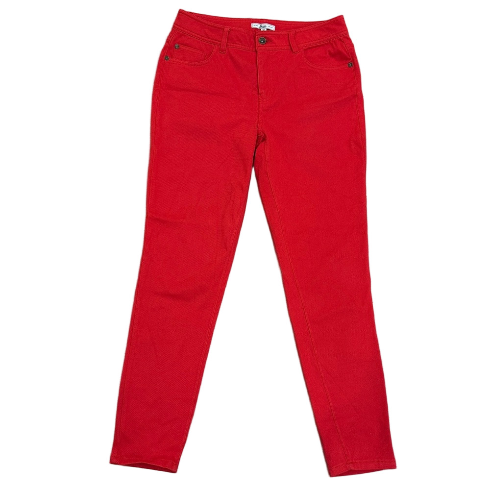 Bass Bright Red Skinny Jeans Size M